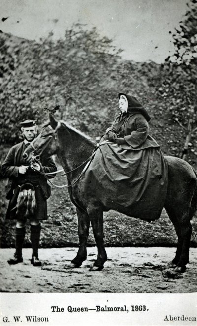 Queen Victoria on Horseback at Balmoral by George Washington Wilson